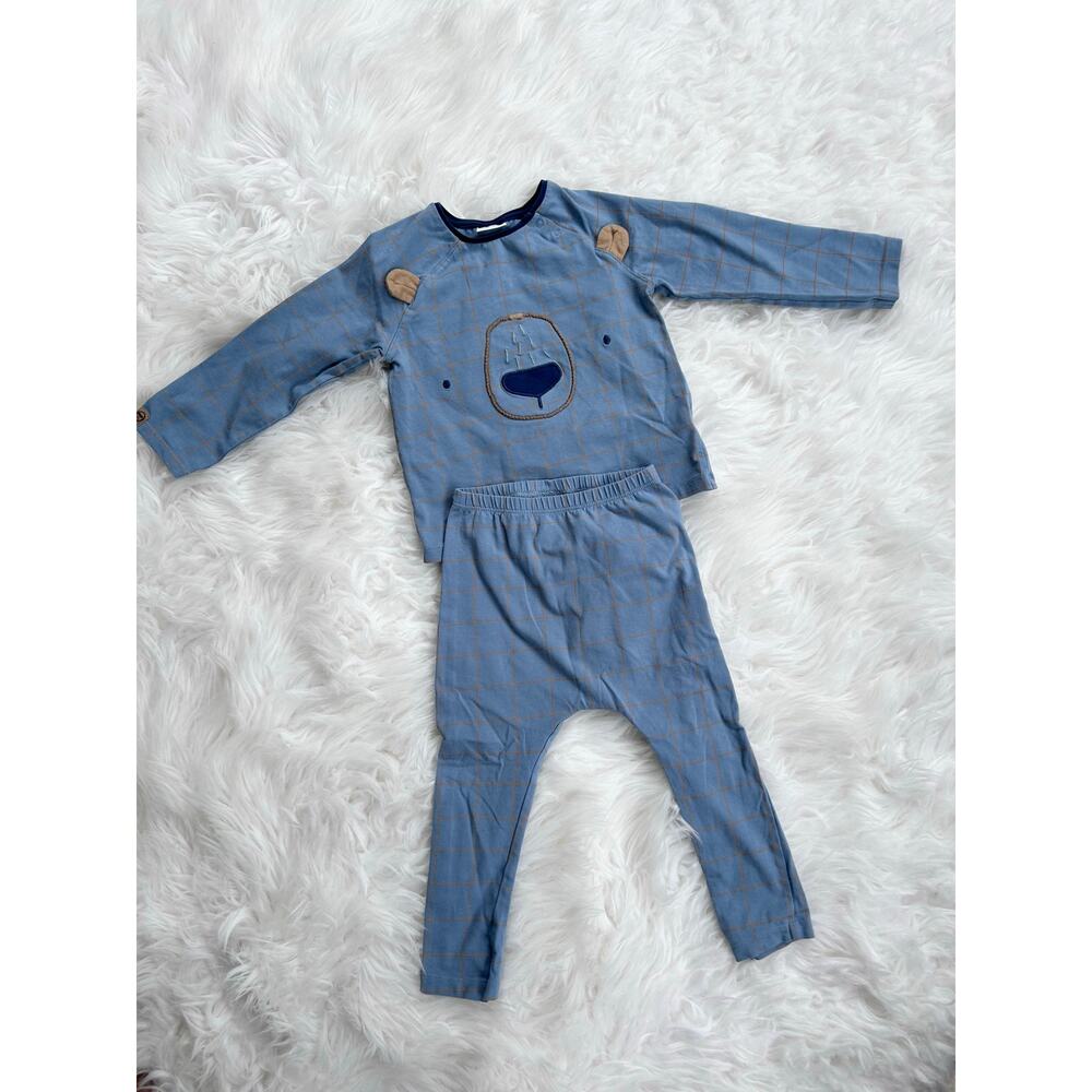 UK NEXT Blue Bear Two-Piece Set - 18-24m